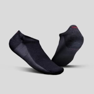 MEIA INFRA INVISIVEL FIBER BLACK/GRAY - M (39-42)