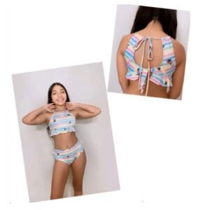 BIQUINI INF  CROPPED COM BABADO