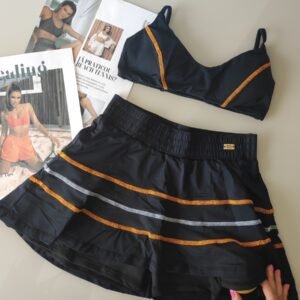 CONJUNTO BEACH TENNIS / PRETO